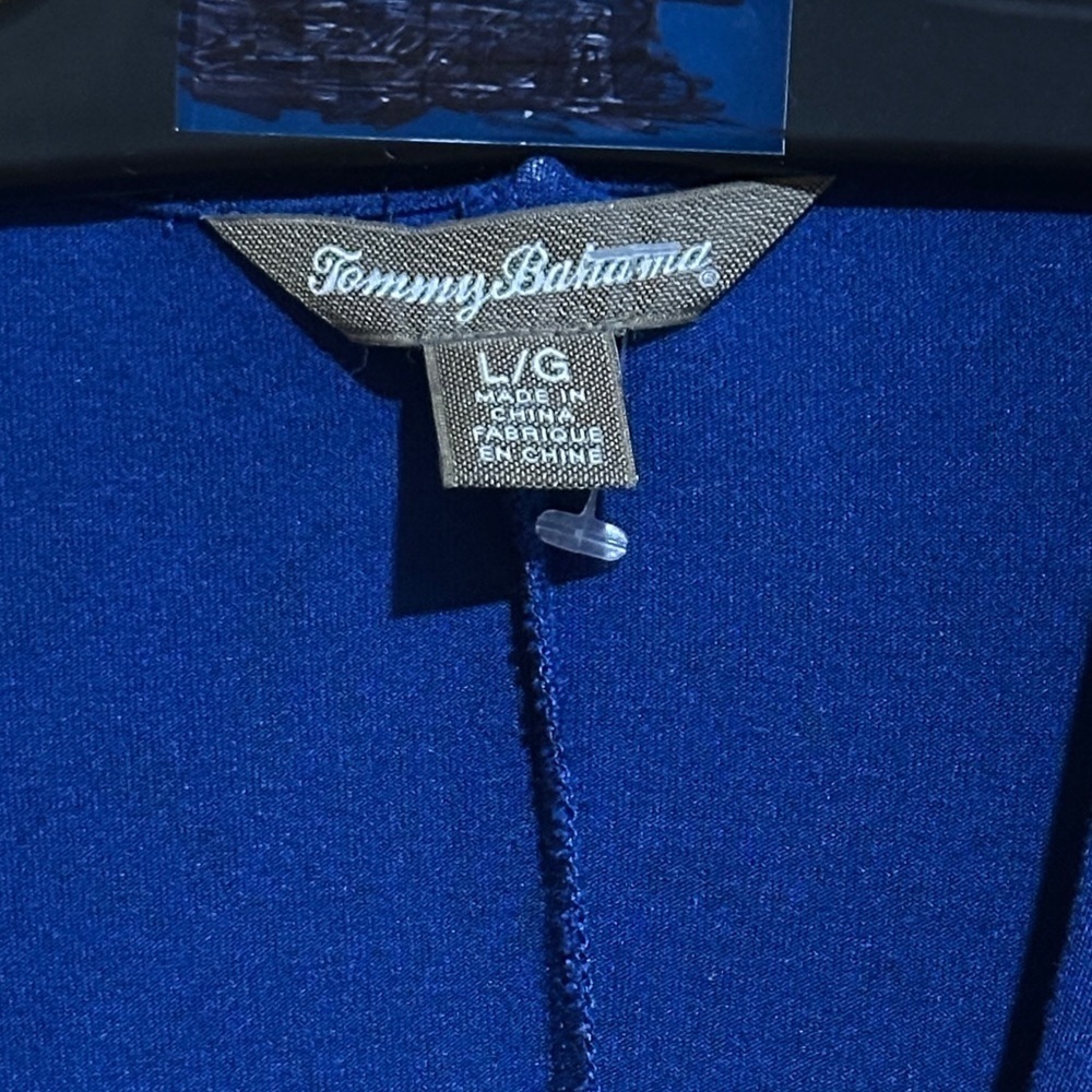 Tommy Bahama Twist-Front Maxi Dress – Blue – Size L - Picture 2 of 5
